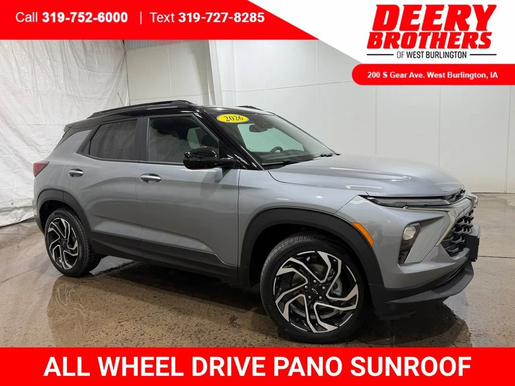 New 2026 Sterling Gray Metallic Chevrolet RS image 1