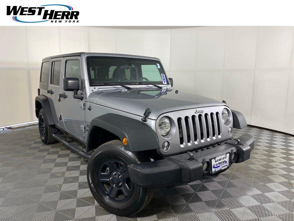 Used 2016 Billet Silver Metallic Clearco Jeep Unlimited Sport image 1