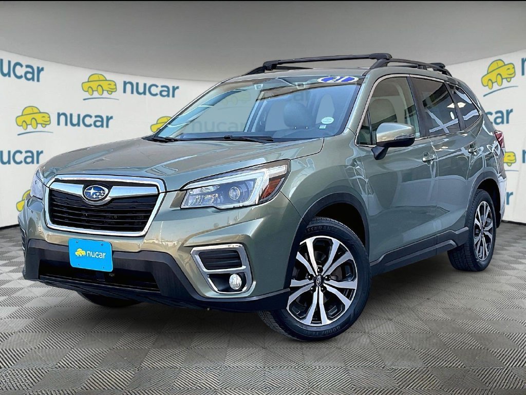 Used 2021 Green Subaru Limited image 3