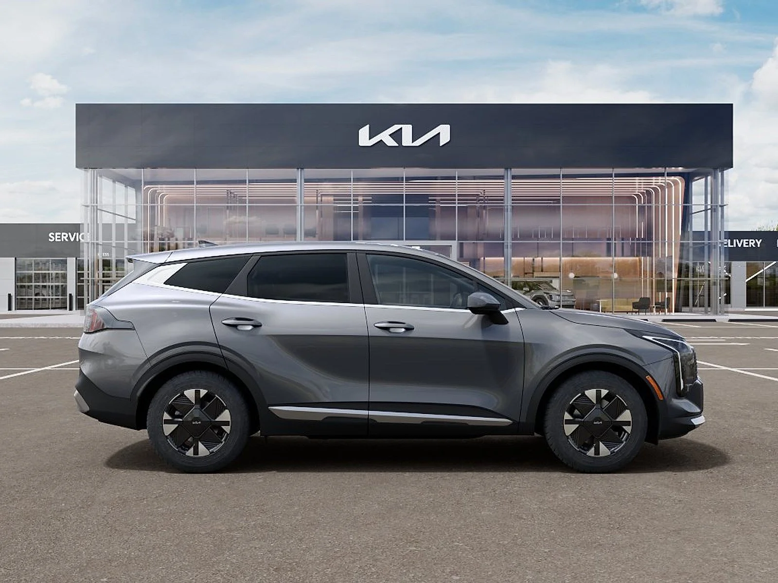 New 2026 STEEL GRAY Kia LX image 7