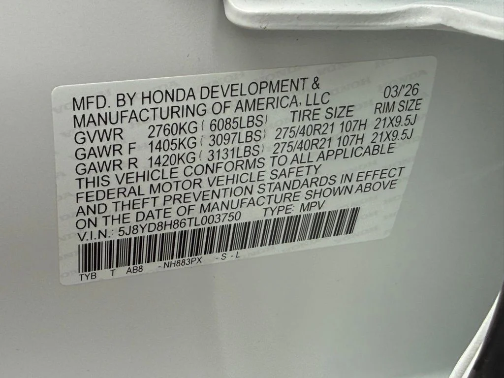 New 2026 Platinum White Pearl Acura Type S w/Advance Package image 31