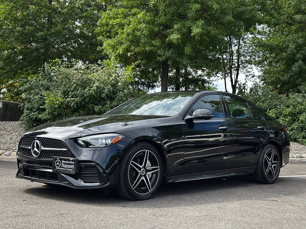 Certified Used 2023 Black Mercedes-Benz C 300 image 1