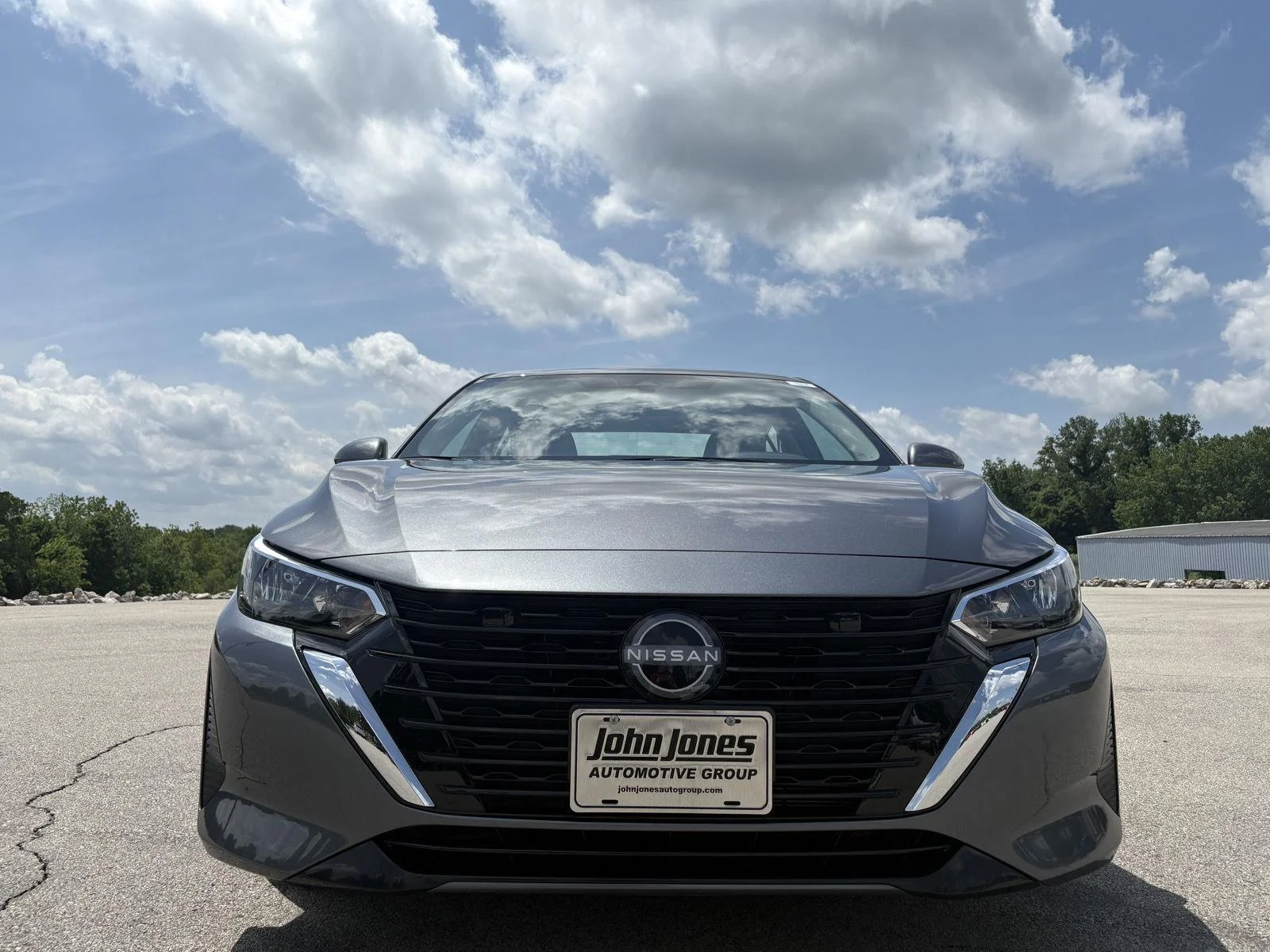 Used 2025 Atlantic Gray Metallic Nissan SV image 16