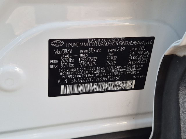 Used 2018 White Hyundai 2.0T Ultimate image 35