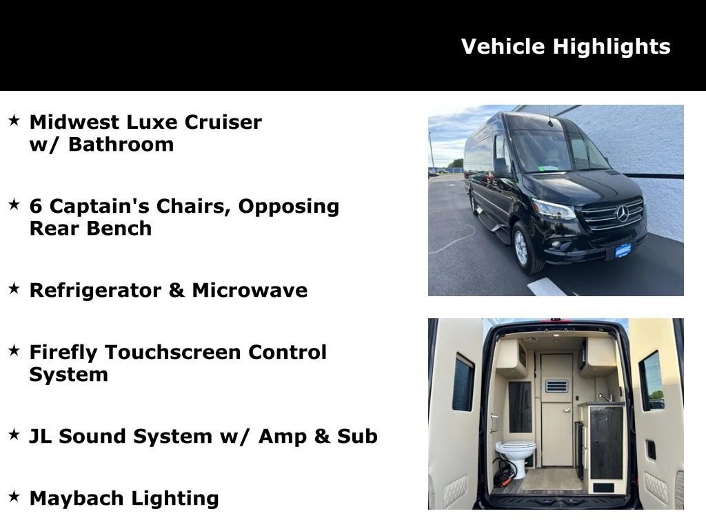 Used 2021 Black Mercedes-Benz Midwest Luxe Cruiser image 2