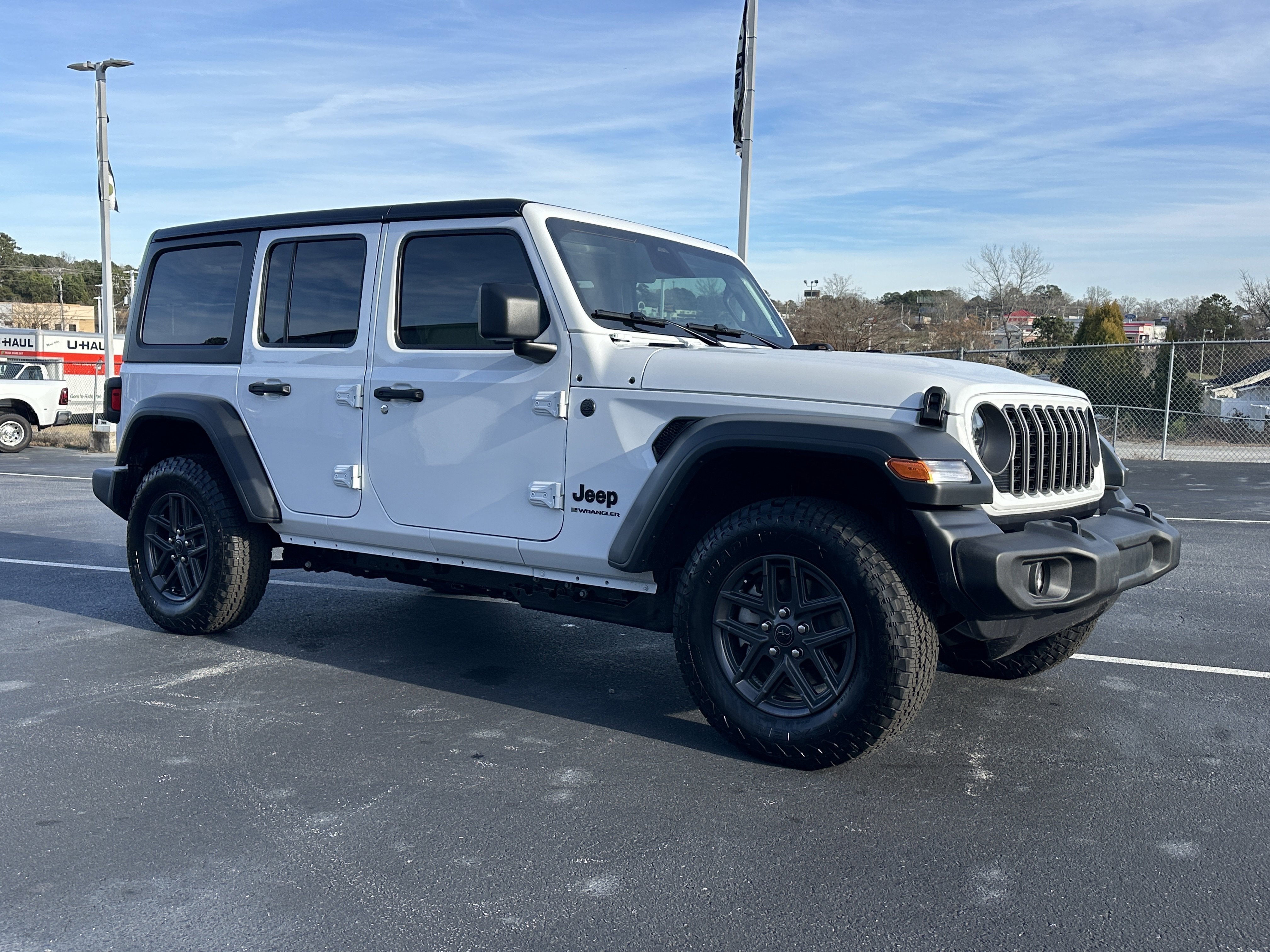 New 2026 Bright White Clear-Coat Exterior Paint Jeep Sport S image 2