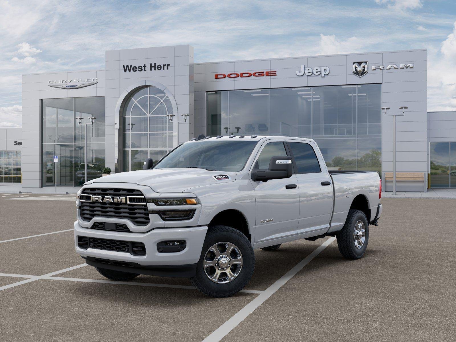 New 2026 Bright White Clear-Coat Exterior Paint RAM Big Horn image 1