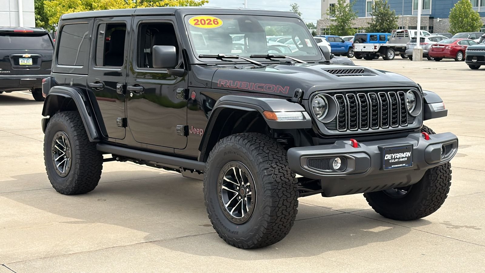 New 2026 Black Clearcoat Jeep Rubicon image 2