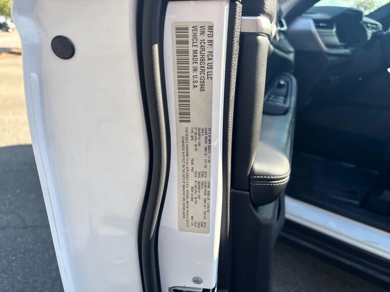 Used 2024 Bright White Clearcoat Jeep Limited image 12