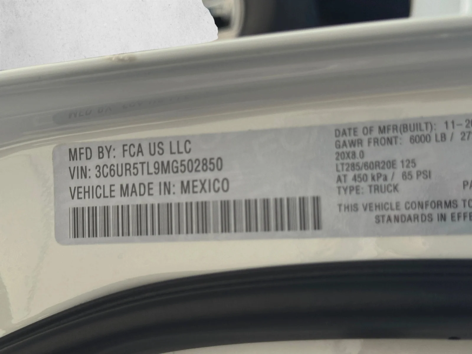 Used 2021 Pearl White RAM Limited image 13