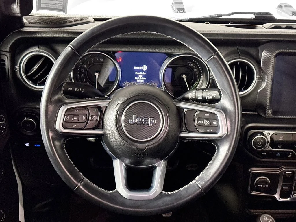 Used 2021 White Jeep Unlimited Sahara 4xe image 13