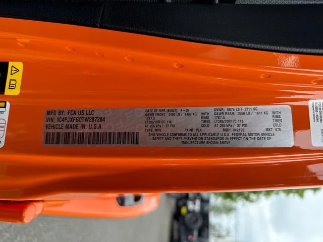 New 2026 Joose Exterior Paint Jeep Rubicon image 16