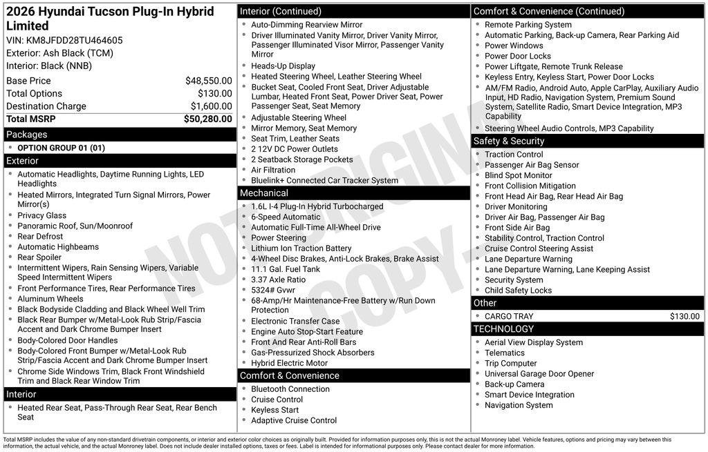 New 2026 Gray Hyundai Limited image 35