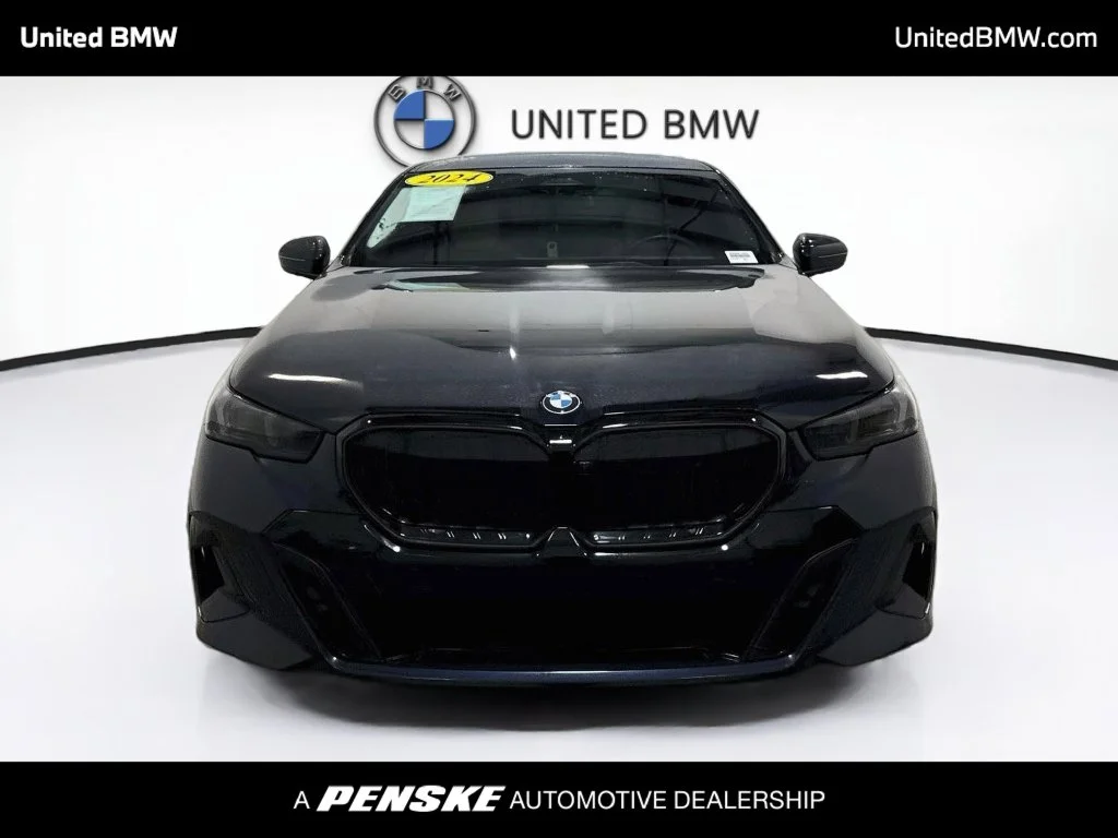 Certified Used 2024 Carbon Black Metallic BMW 530i image 2