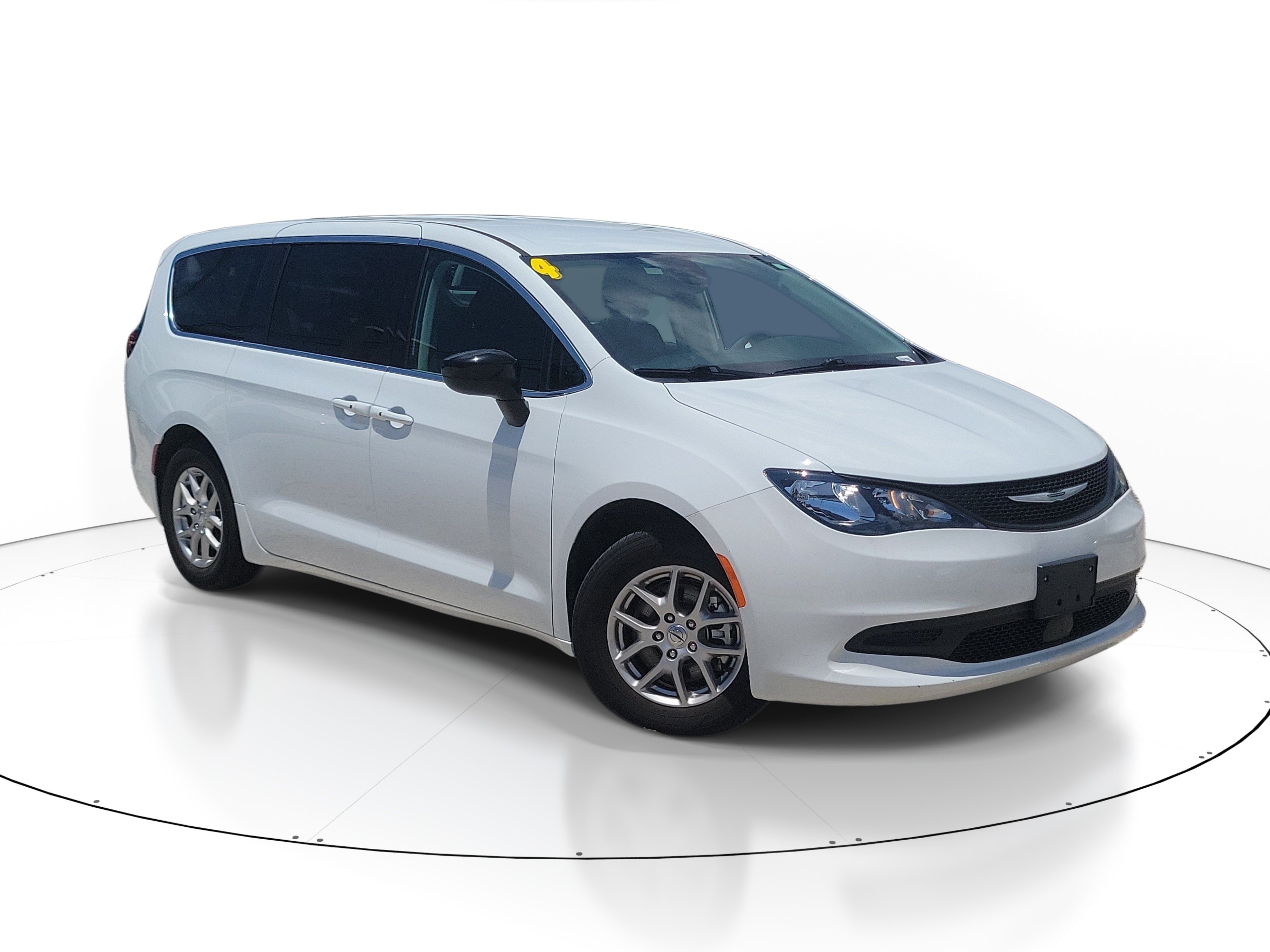 Used 2024 Bright White Clearcoat Chrysler LX image 1