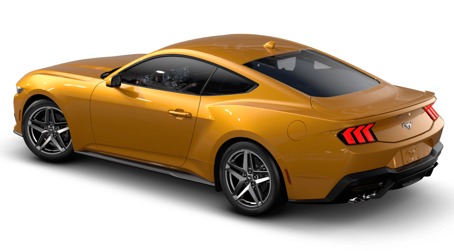 New 2026 Orange Fury Metallic Tri-coat Ford EcoBoost® Premium Fastback image 2