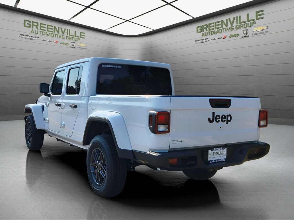 New 2025 Bright White Clear-Coat Exterior Paint Jeep Sport S Dark Sky Edition image 5