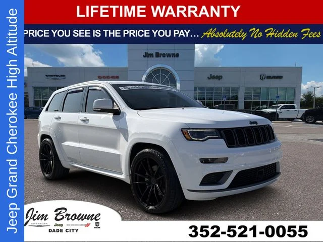 Used 2021 White Jeep Overland image 1
