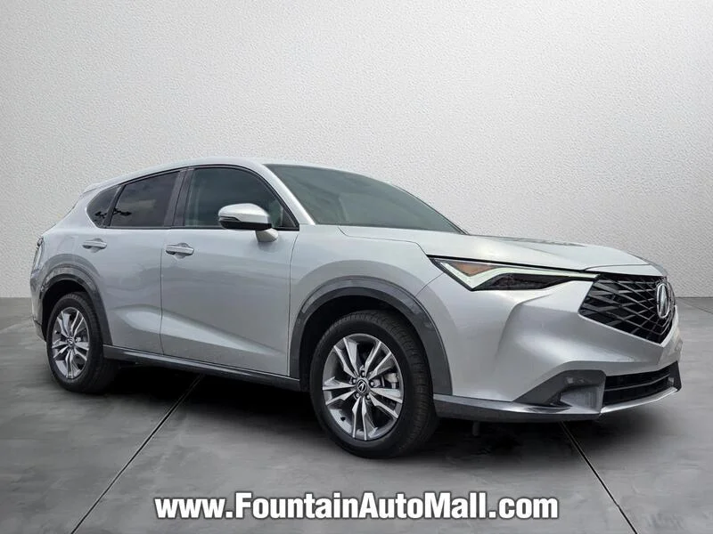 Used 2025 Solar Silver Metallic Acura FWD image 6