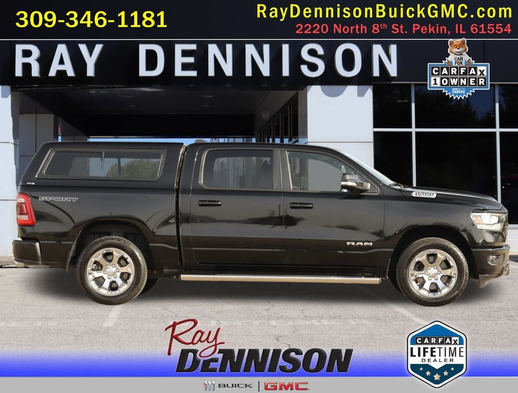 Used 2022 Diamond Black Crystal Pearlcoat Ram Big Horn image 8
