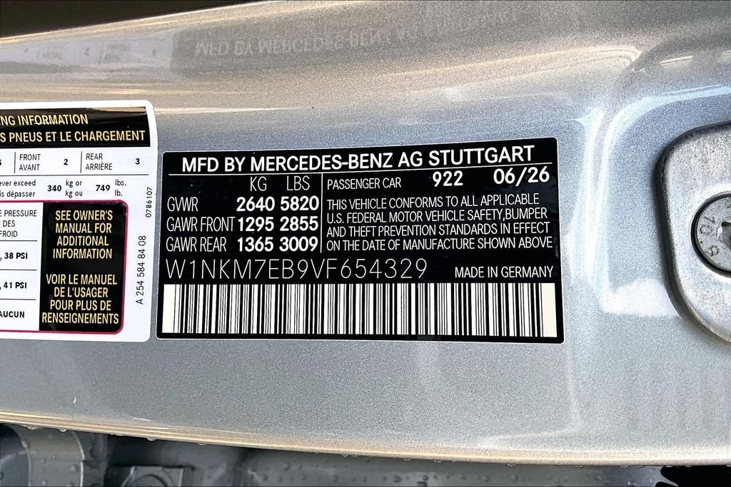 New 2027 Cirrus Silver Metallic Mercedes-Benz  image 13