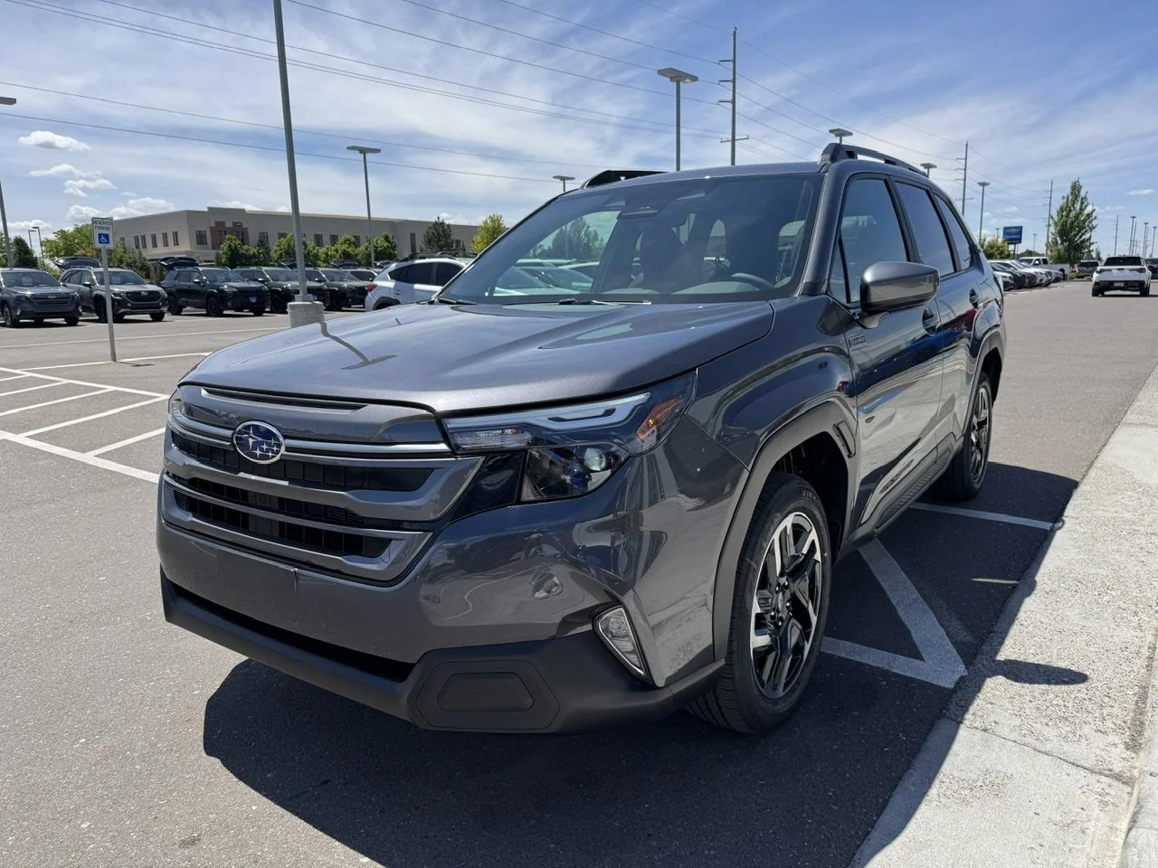 New 2026 Magnetite Gray Metallic Subaru Premium Hybrid image 4