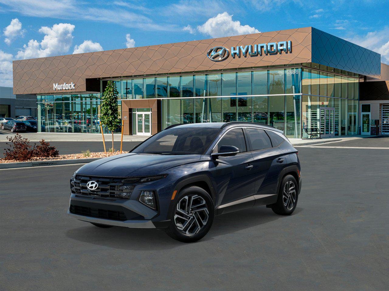 New 2026 Atlantis Blue Hyundai SEL Plus AWD image 1