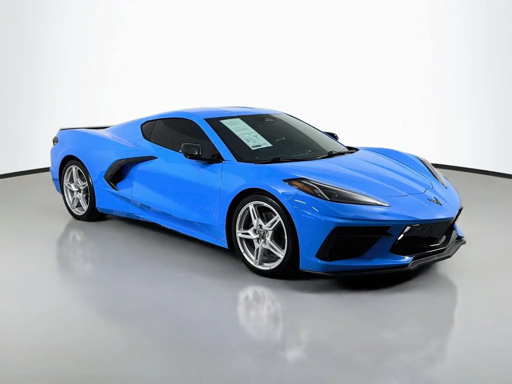 Used 2024 Blue Chevrolet Stingray image 3