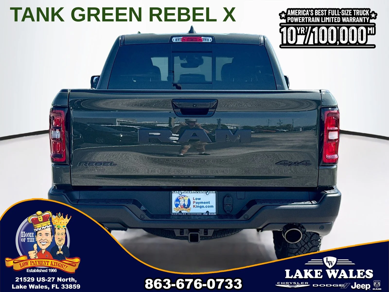 New 2026 Tank Exterior Paint RAM REBEL image 5