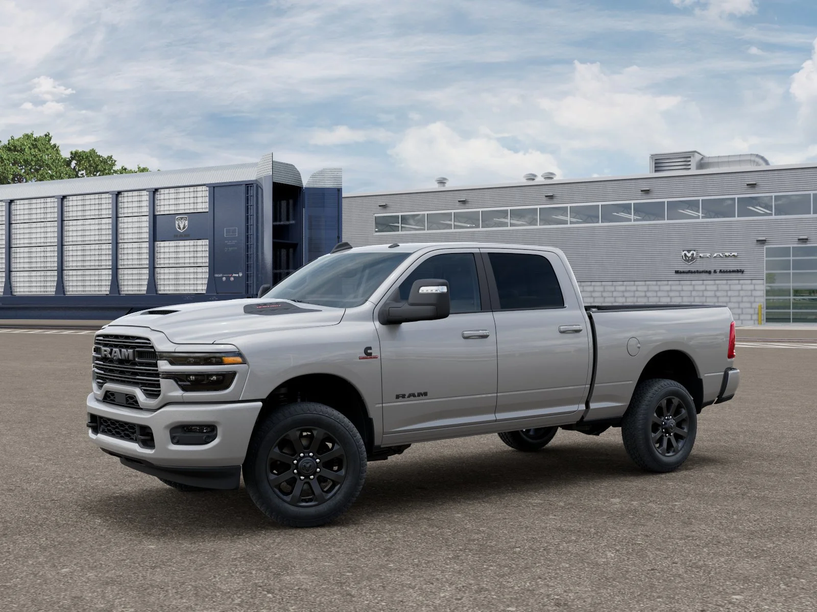 New 2026 Silver-Zynith Exterior Paint RAM Laramie image 2
