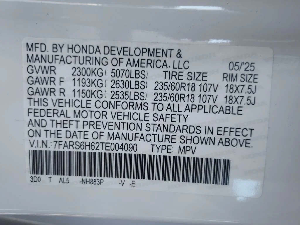 Certified Used 2026 White Honda TrailSport image 33