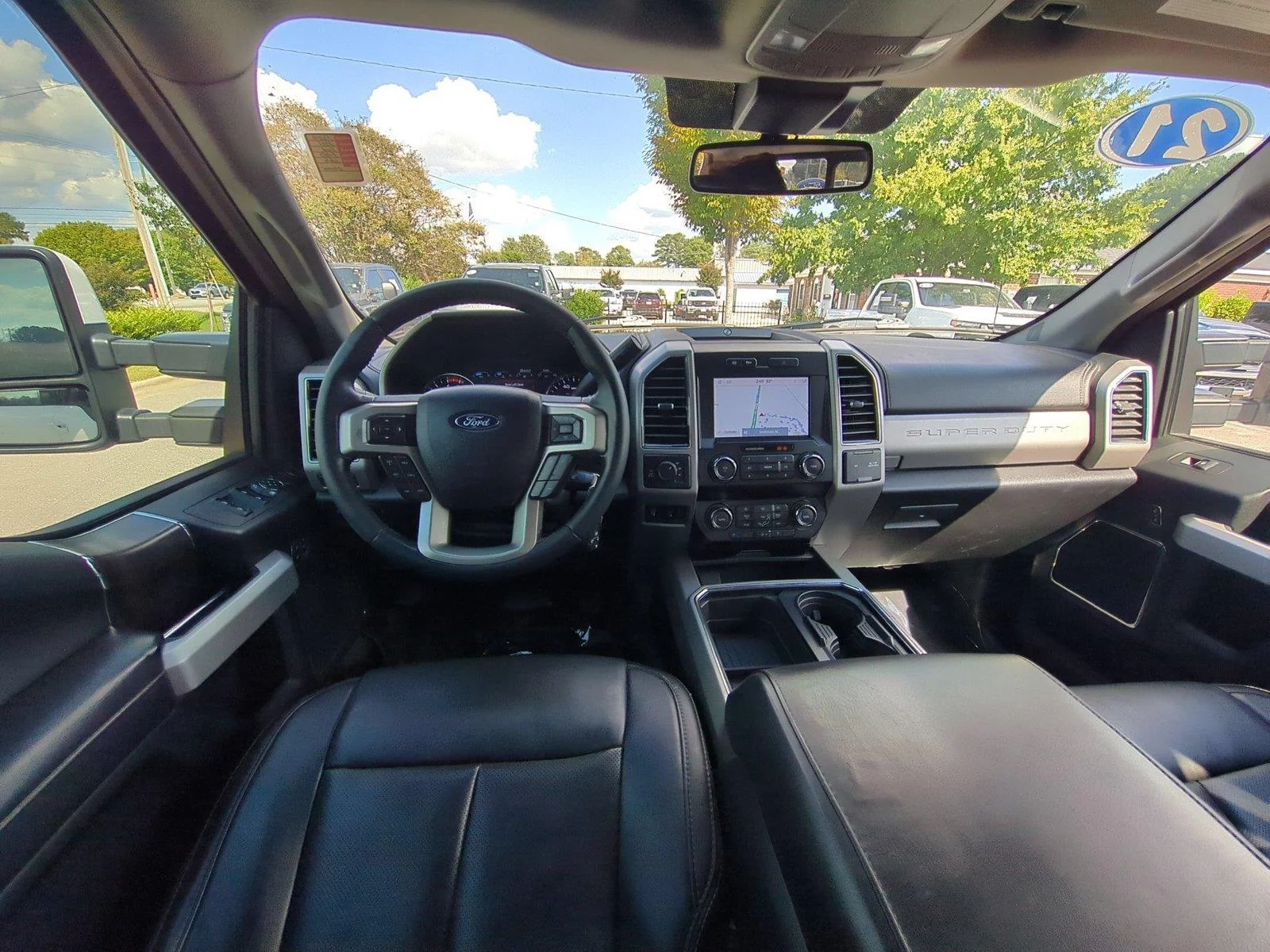 Used 2021 Oxford White Ford Lariat image 32
