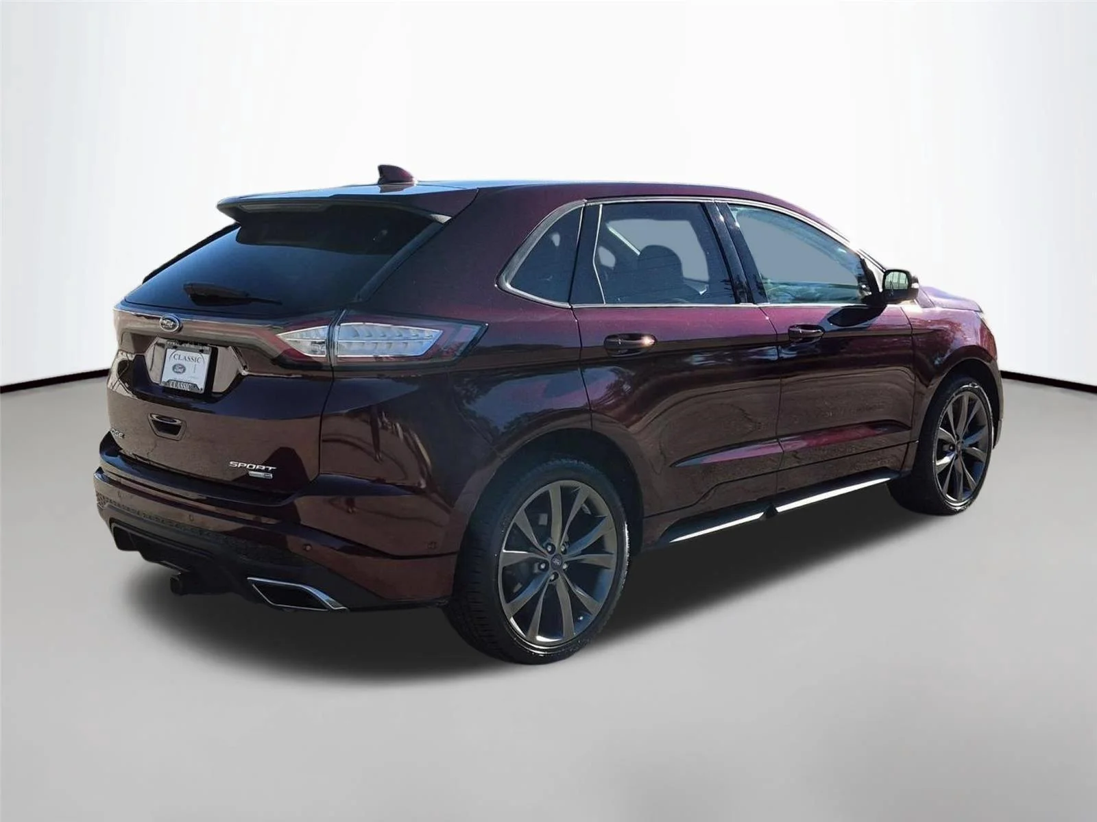 Used 2018 Burgundy Velvet Metallic Tinted Clearcoat Ford Sport image 5