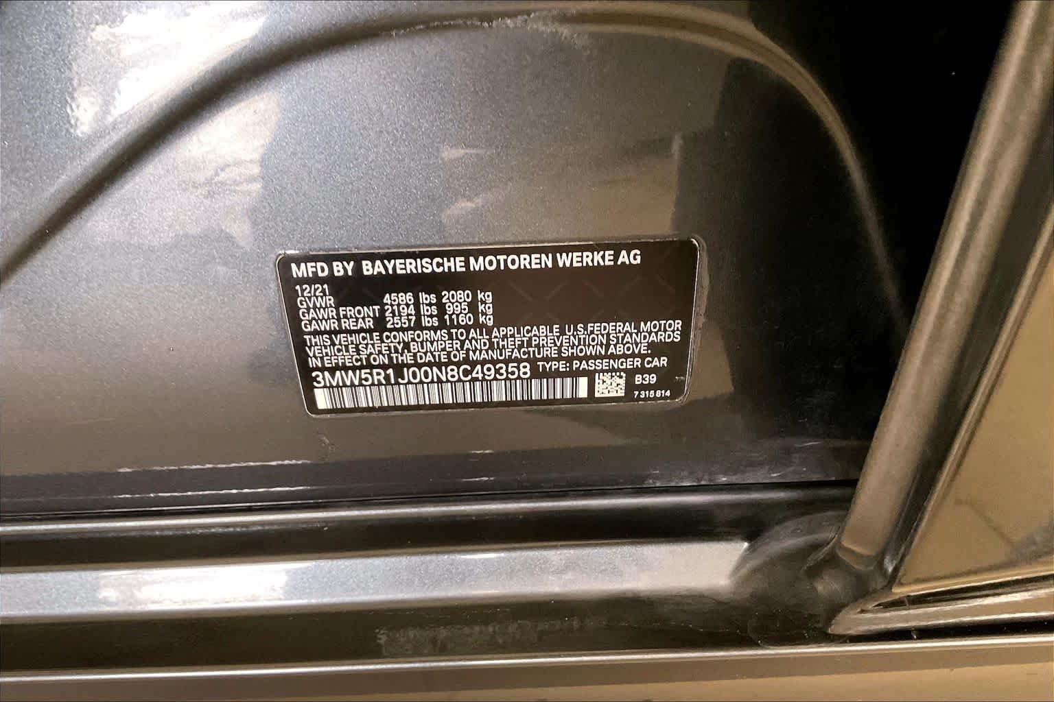Used 2022 Mineral Grey Metallic BMW 330i image 32