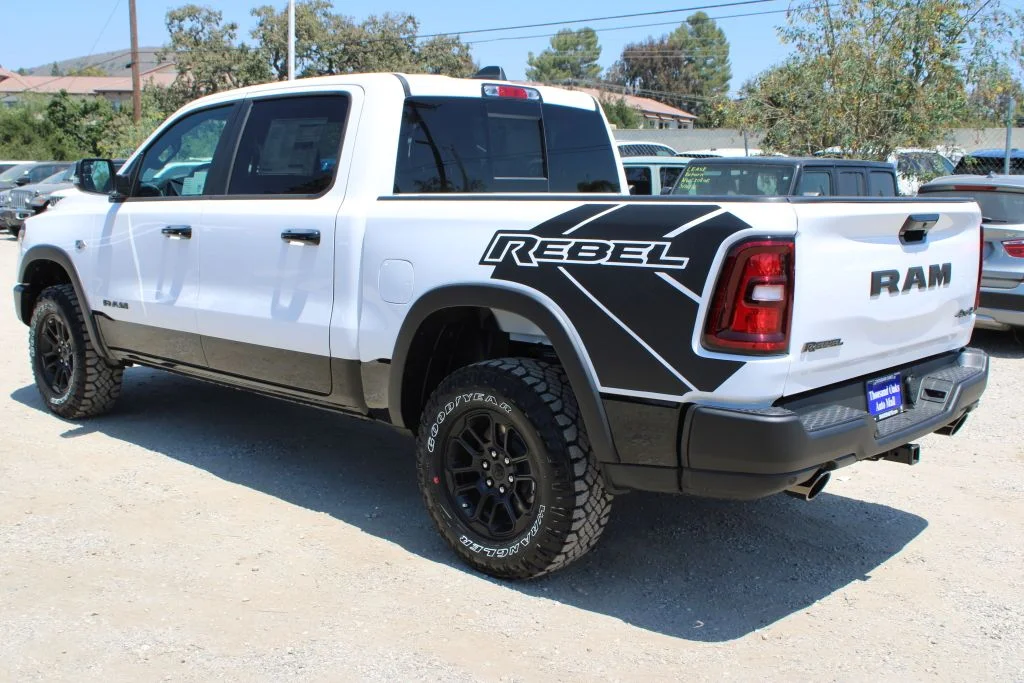 New 2026 Bright White Clear-Coat Exterior Paint Ram Rebel image 6