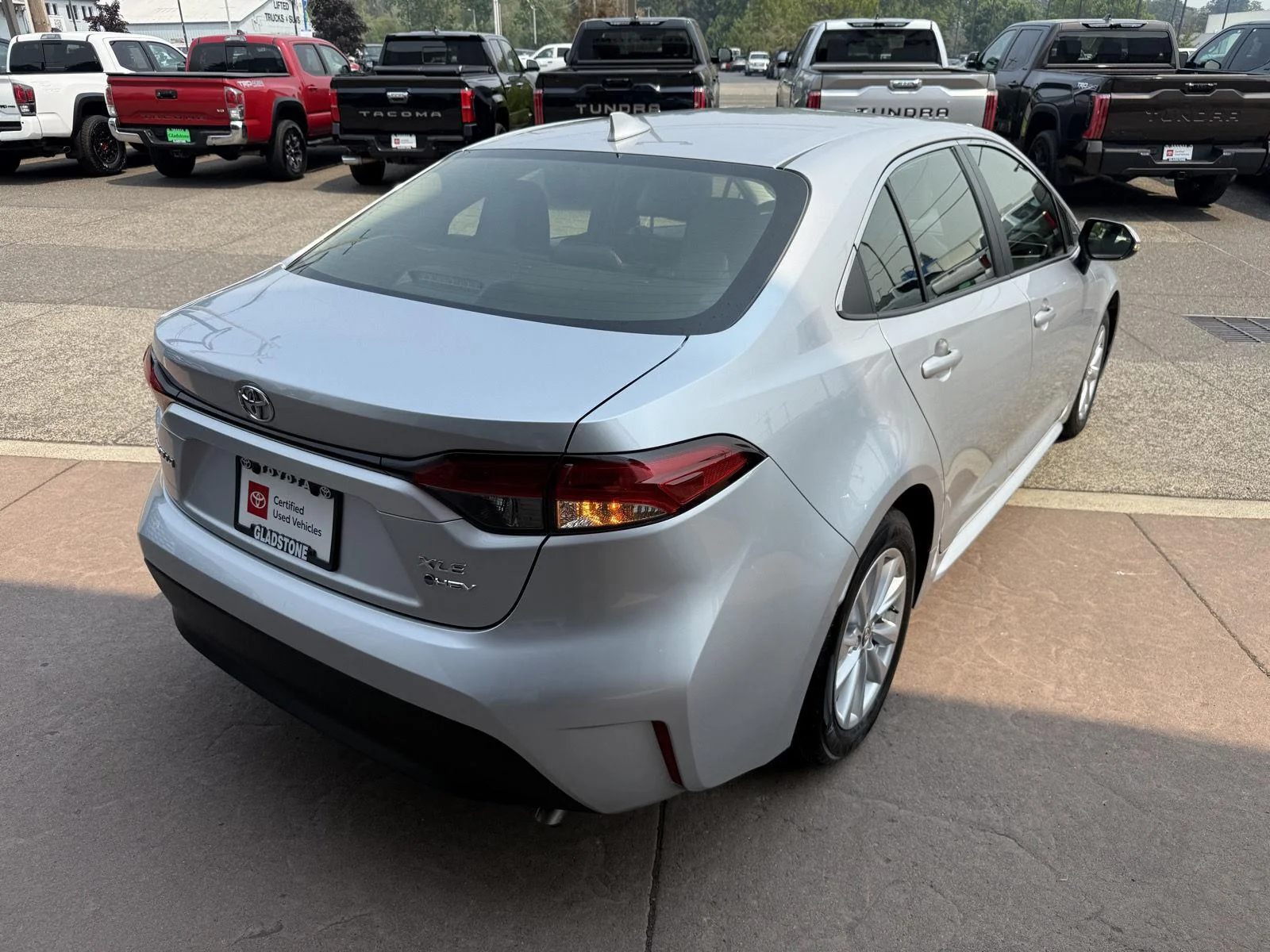 Used 2026 Classic Silver Metallic Toyota Hybrid XLE image 8