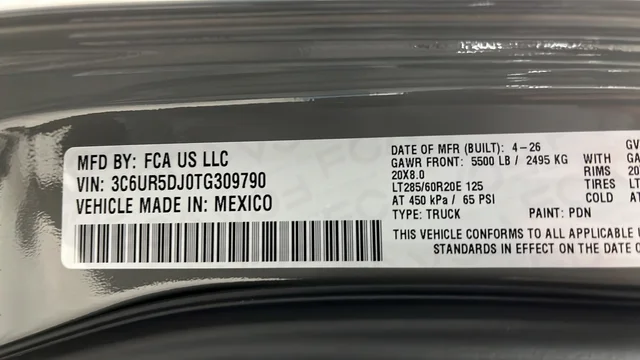 New 2026 Ceramic Gray Clear-Coat Exterior Paint RAM Big Horn image 27