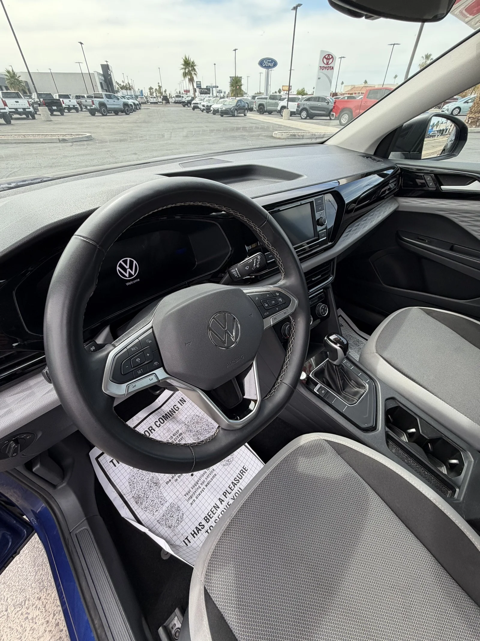 Used 2024 Dusk Blue Metallic Volkswagen S image 8