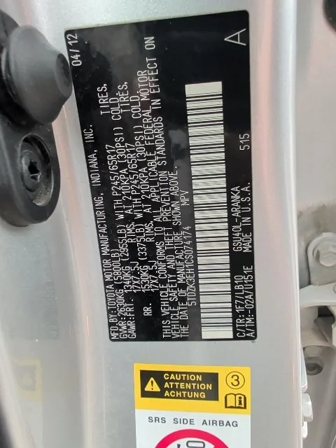 Used 2012 Silver Toyota SE image 11