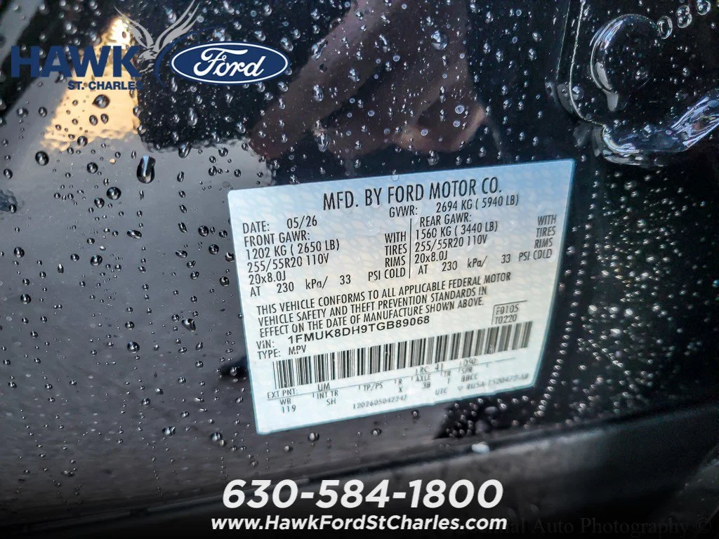 New 2026 Agate Black Metallic Ford Active image 23