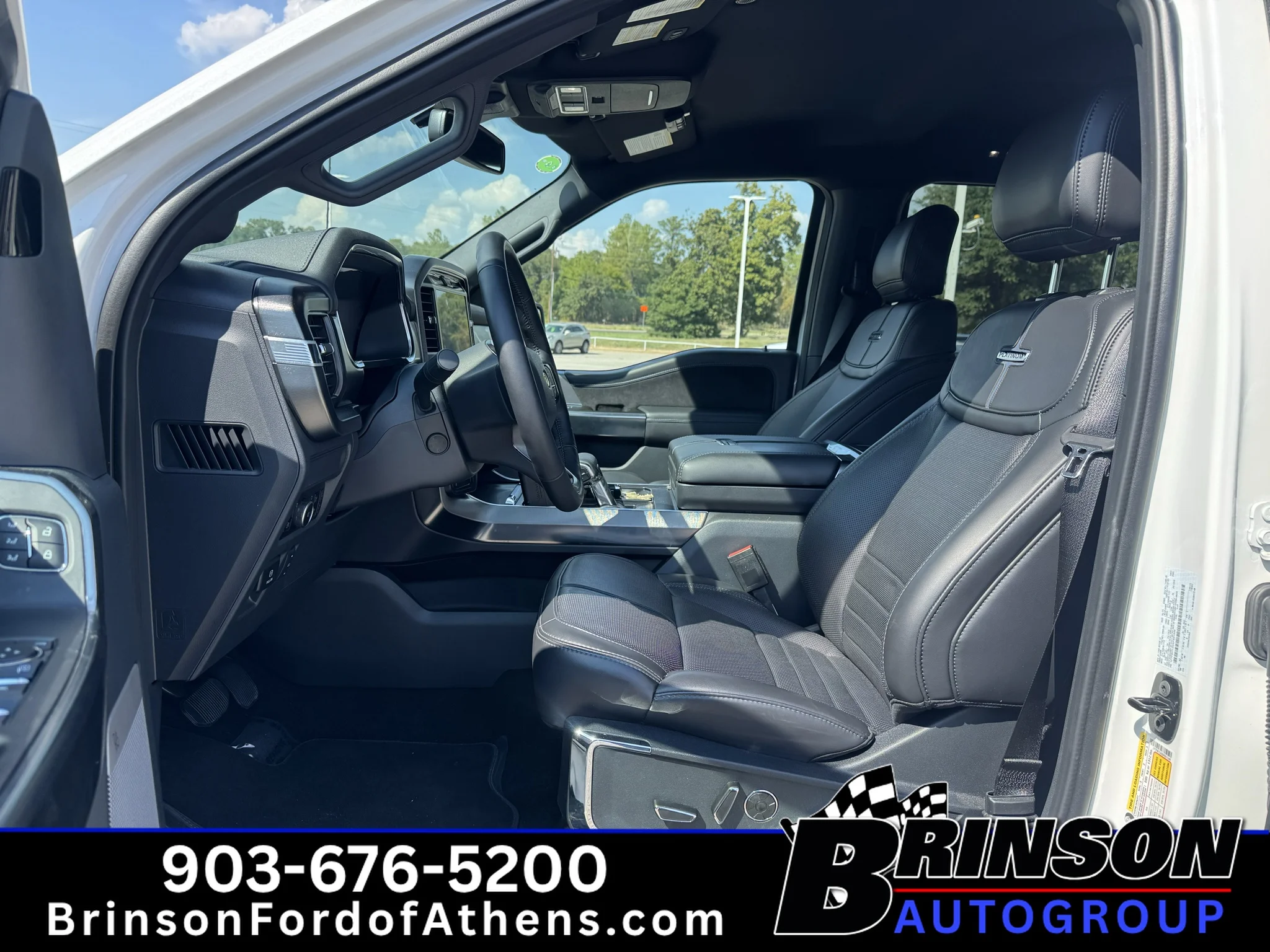 Used 2025 Star White Metallic Tri-Coat Ford Platinum image 15