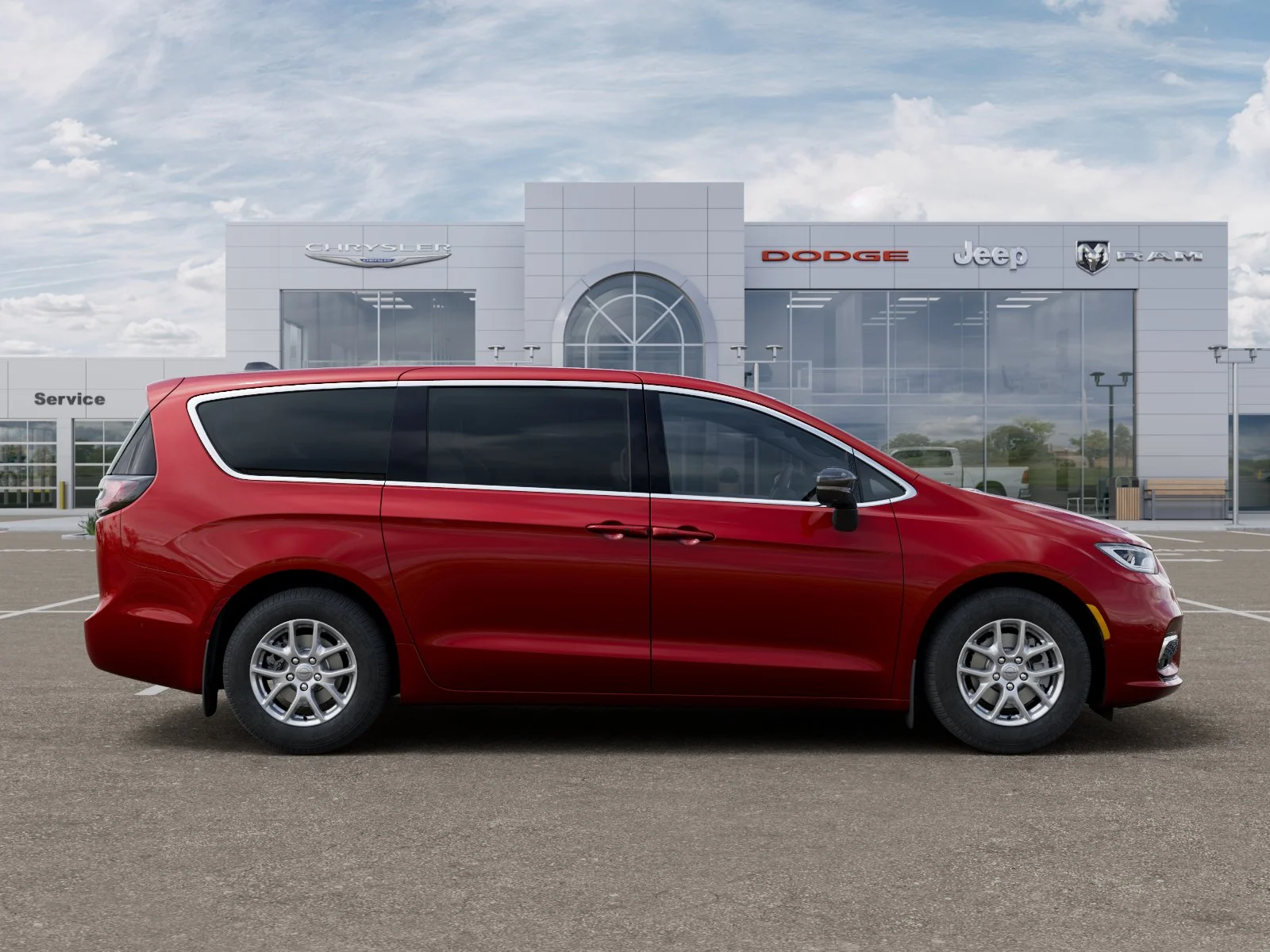 New 2025 Red Hot Pearl-Coat Exterior Paint Chrysler Select image 47