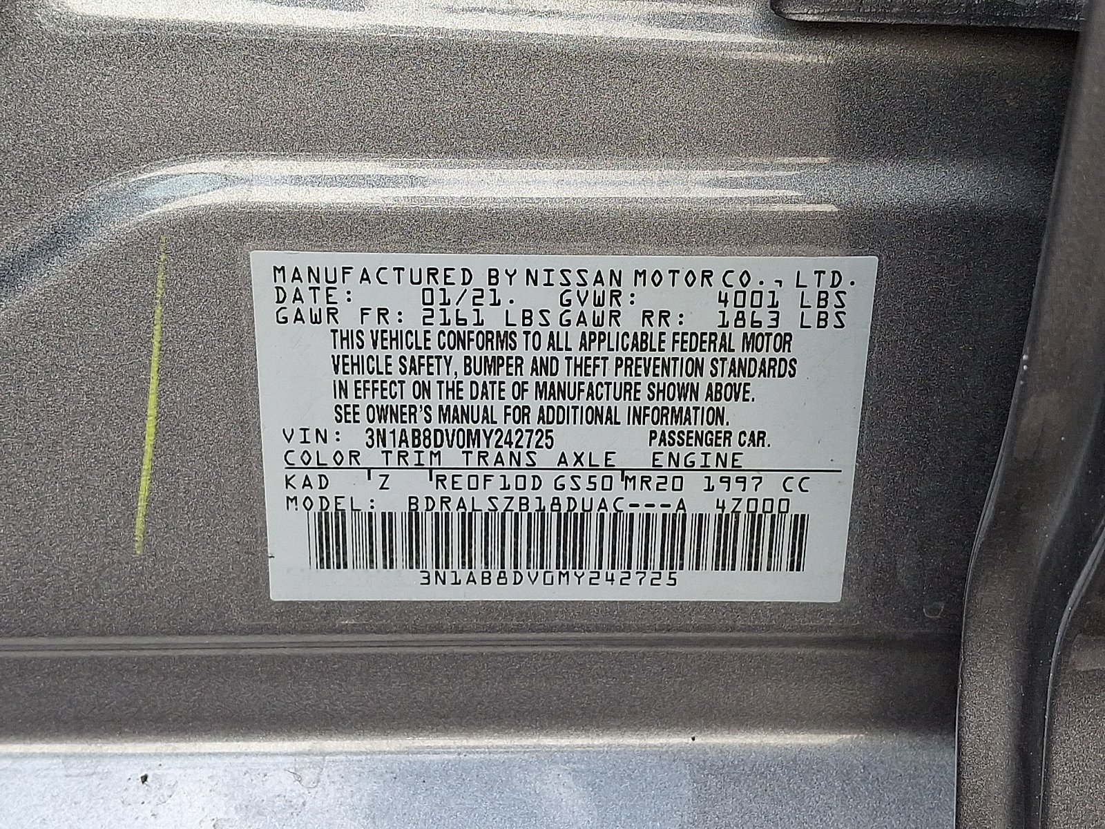 Used 2021 Gun Metallic - KAD Nissan SR Xtronic CVT image 27