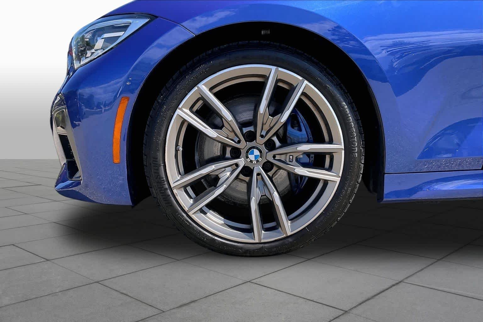 Used 2022 Portimao Blue Metallic BMW M340i xDrive image 10