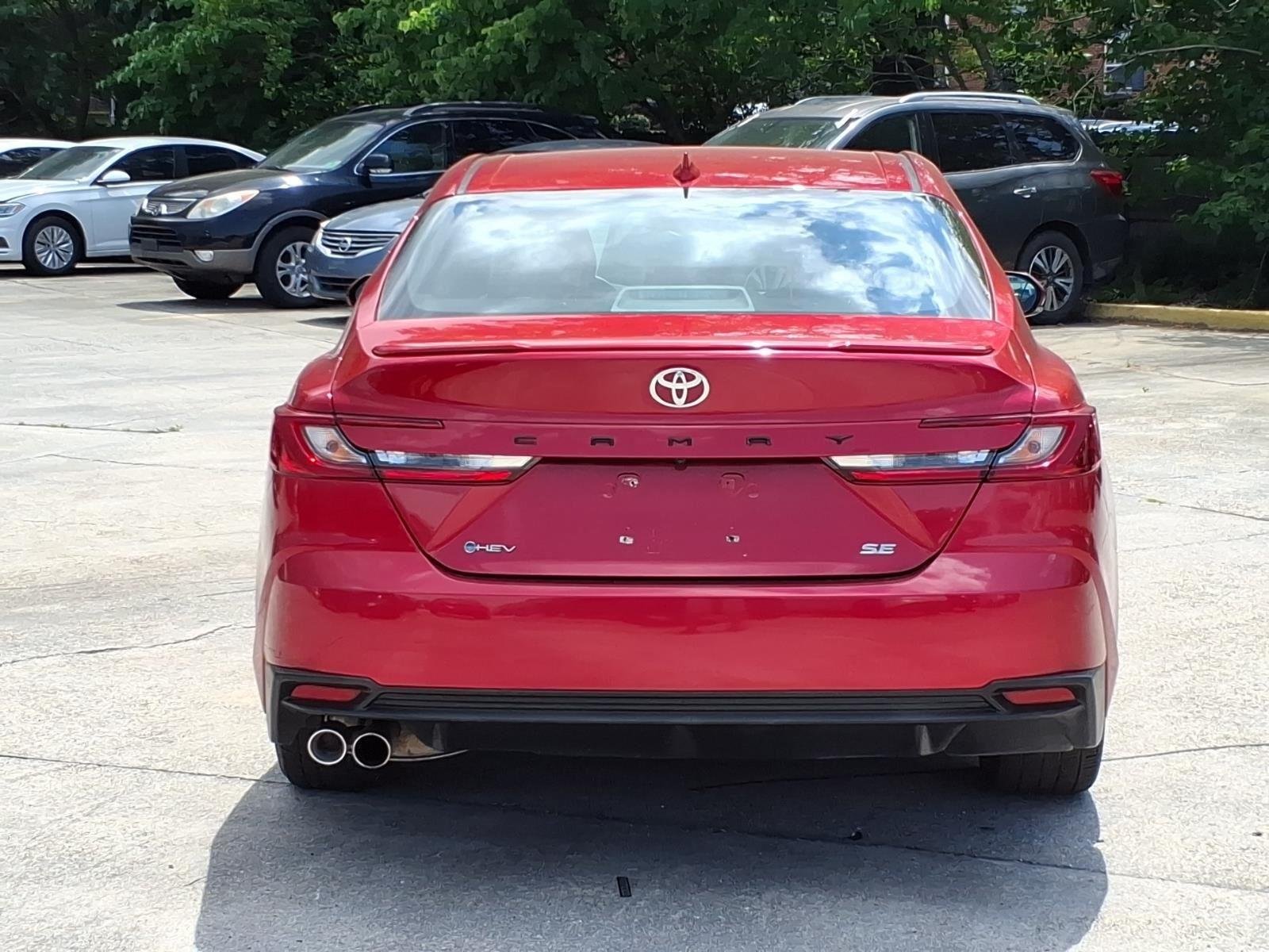 Used 2025 RED Toyota SE image 8