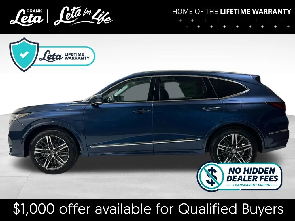 New 2026 Canyon River Blue Metallic Acura Advance Package image 2