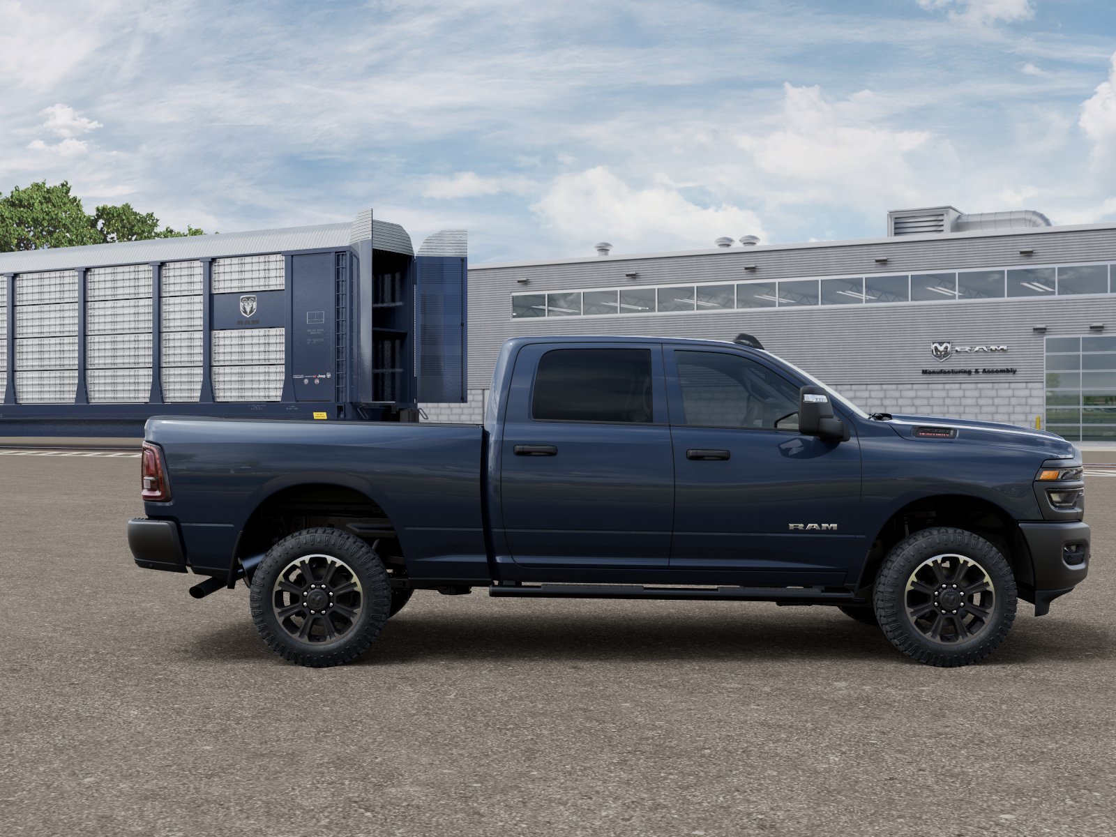 New 2027 Forged Blue Metallic Exterior Paint RAM Warlock image 12