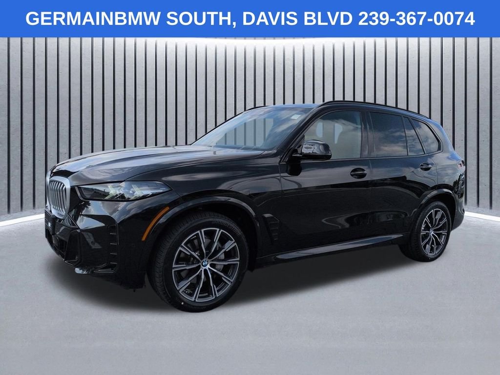 Certified Used 2024 Black Sapphire Metallic BMW xDrive40i image 1
