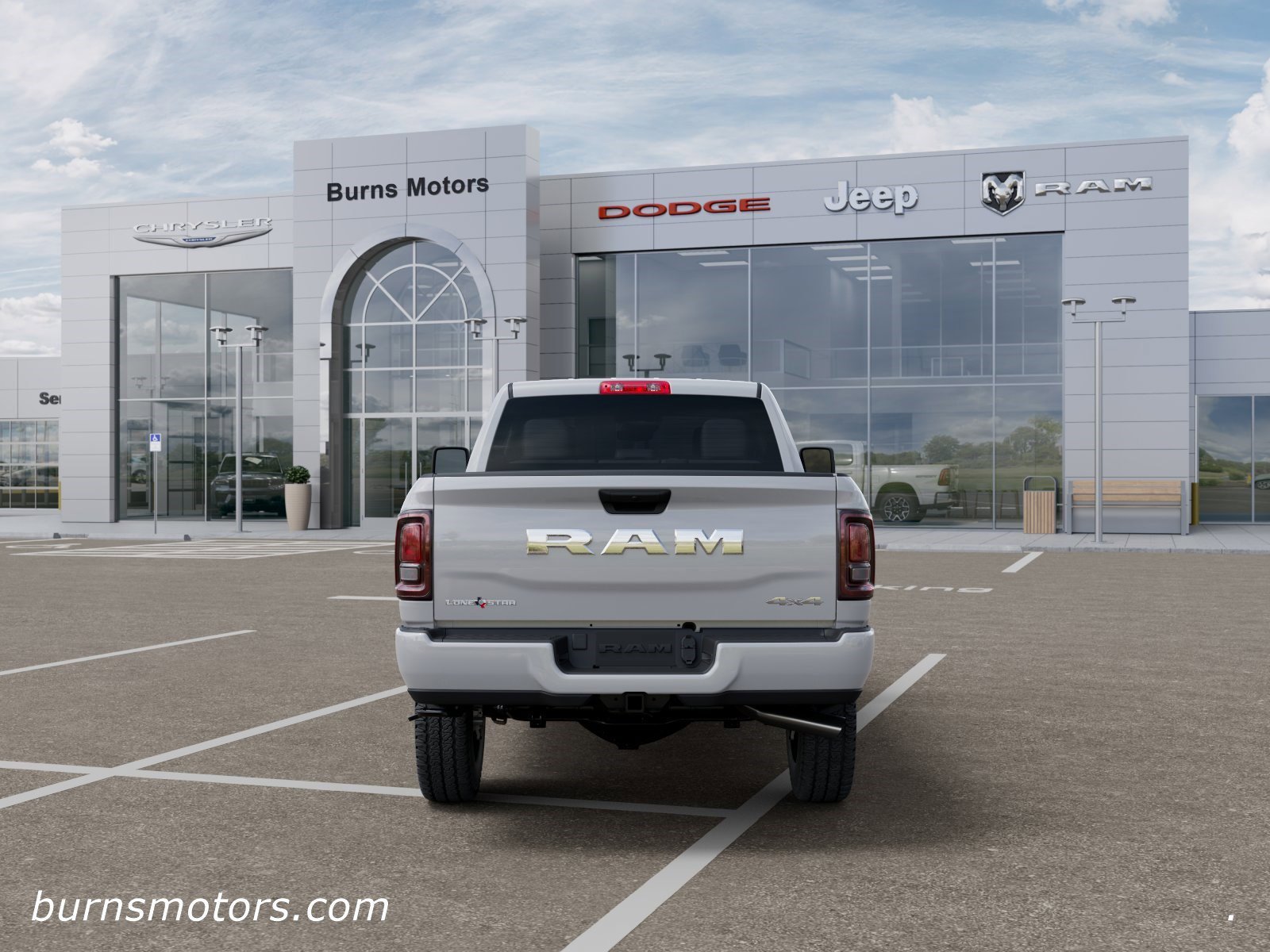 New 2026 Bright White Clear-Coat Exterior Paint RAM Lone Star image 7