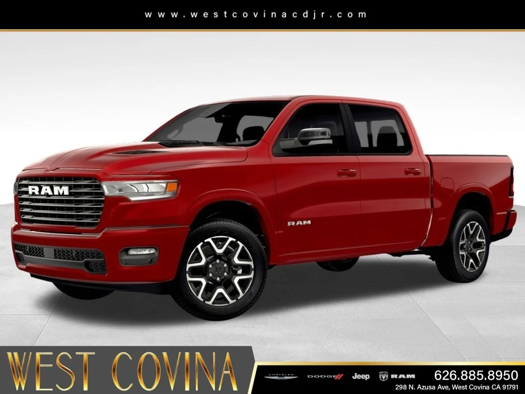 New 2026 Molten Red Pearl-Coat Exterior Paint RAM Laramie image 2